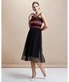 Serpil Kadın Siyah - Koral Elbise 29964