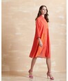 Serpil Lady Orange Dress 32093