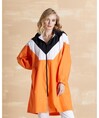 Serpil Lady Orange Trench coat 32092