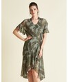 Serpil Lady Green Dress 32389