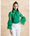 Serpil Lady Green Shirt 32397