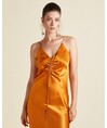 Serpil Lady Orange Dress 33247