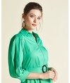 Serpil Kadın Yeşil Elbise 32485