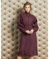 Serpil Lady Burgundy Dress 35280