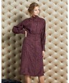 Serpil Lady Burgundy Dress 35280