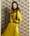 Serpil Kadın Hardal Elbise 35163