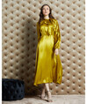 Serpil Lady Mustard Dress 35163