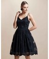 Serpil Lady Black Dress 28069