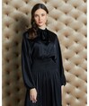Serpil Kadın Siyah Elbise 35427