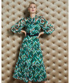 Serpil Lady Green Dress 35209