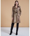 Serpil Lady Gold Trench coat 31120