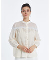 Serpil Lady Beige Shirt 29292