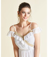 Serpil Lady White Dress 30722
