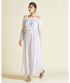 Serpil Kadın Beyaz Elbise 30734
