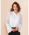 Serpil Kadın Beyaz Gömlek 33107