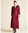Serpil Lady Burgundy Dress 33248