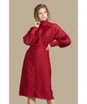 Serpil Lady Burgundy Dress 35568