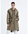 Serpil Lady Khaki Trench coat 29894