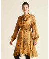 Serpil Lady Mustard Dress 33213