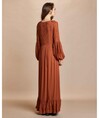 Serpil Kadın Kahverengi Elbise 31626