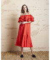Serpil Lady Coral Dress 32395