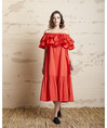Serpil Lady Coral Dress 32395