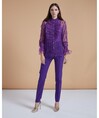 Serpil Lady Purple Shirt 30640