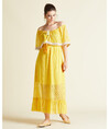 Serpil Kadın Sarı Elbise 30319