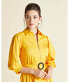 Serpil Lady Yellow Dress 32485