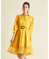Serpil Lady Yellow Dress 32485