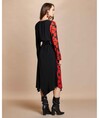 Serpil Lady Black - Red Dress 31122
