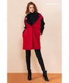 Serpil Lady Black - Red Coat 29405