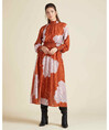 Serpil Lady Orange Dress 33148