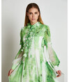 Serpil Kadın Yeşil Elbise 35868