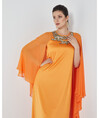 Serpil Kadın Orange Elbise 36140