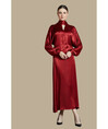 Serpil Lady Burgundy Skirt 35615