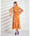 Serpil Kadın Orange Elbise 35836