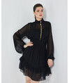 Serpil Kadın Siyah Elbise 36026