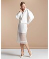 Serpil Lady White Skirt 28054