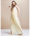 Serpil Lady Yellow - Ecru Dress 27993