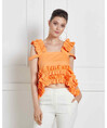 Serpil Lady Orange Blouse 34179