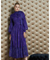 Serpil Lady Purple Dress 35206