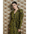 Serpil Lady Green Dress 35011