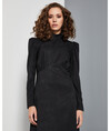 Serpil Kadın Siyah Elbise 36827