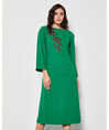 Serpil Kadın Yeşil Elbise 37084