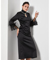 Serpil Kadın Siyah Elbise 37055
