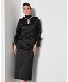 Serpil Lady Black Dress 37055