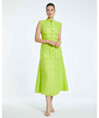 Serpil Kadın Fıstık Yeşil Elbise 38348