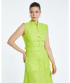 Serpil Kadın Fıstık Yeşil Elbise 38348
