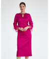Serpil Lady Fuchsia Dress 37469